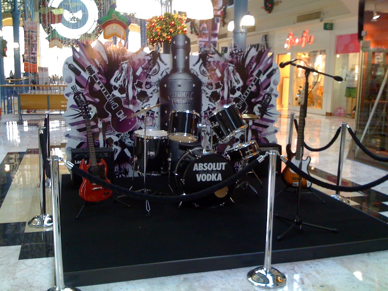 Absolut branded music activation in a retail environment