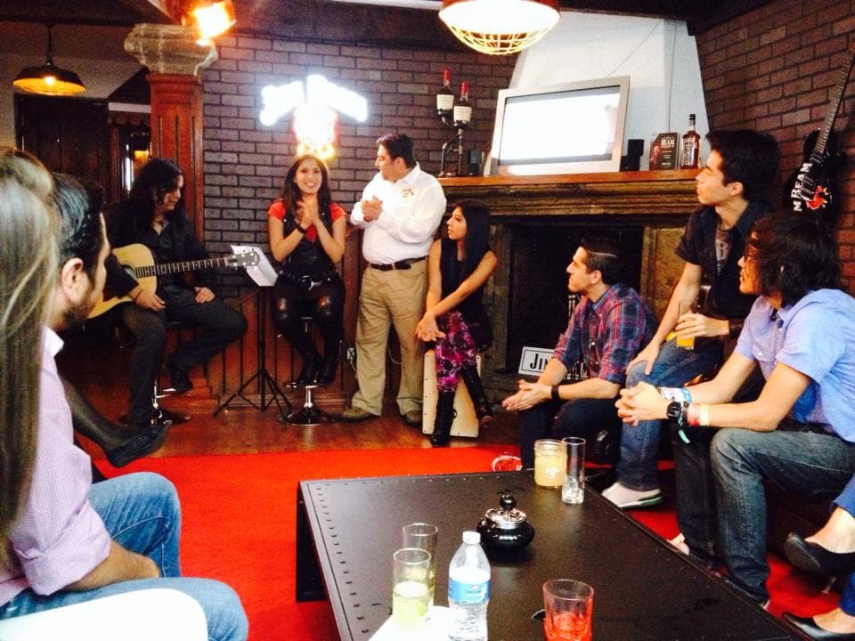 Guests taking part in La Casa de Jim Beam