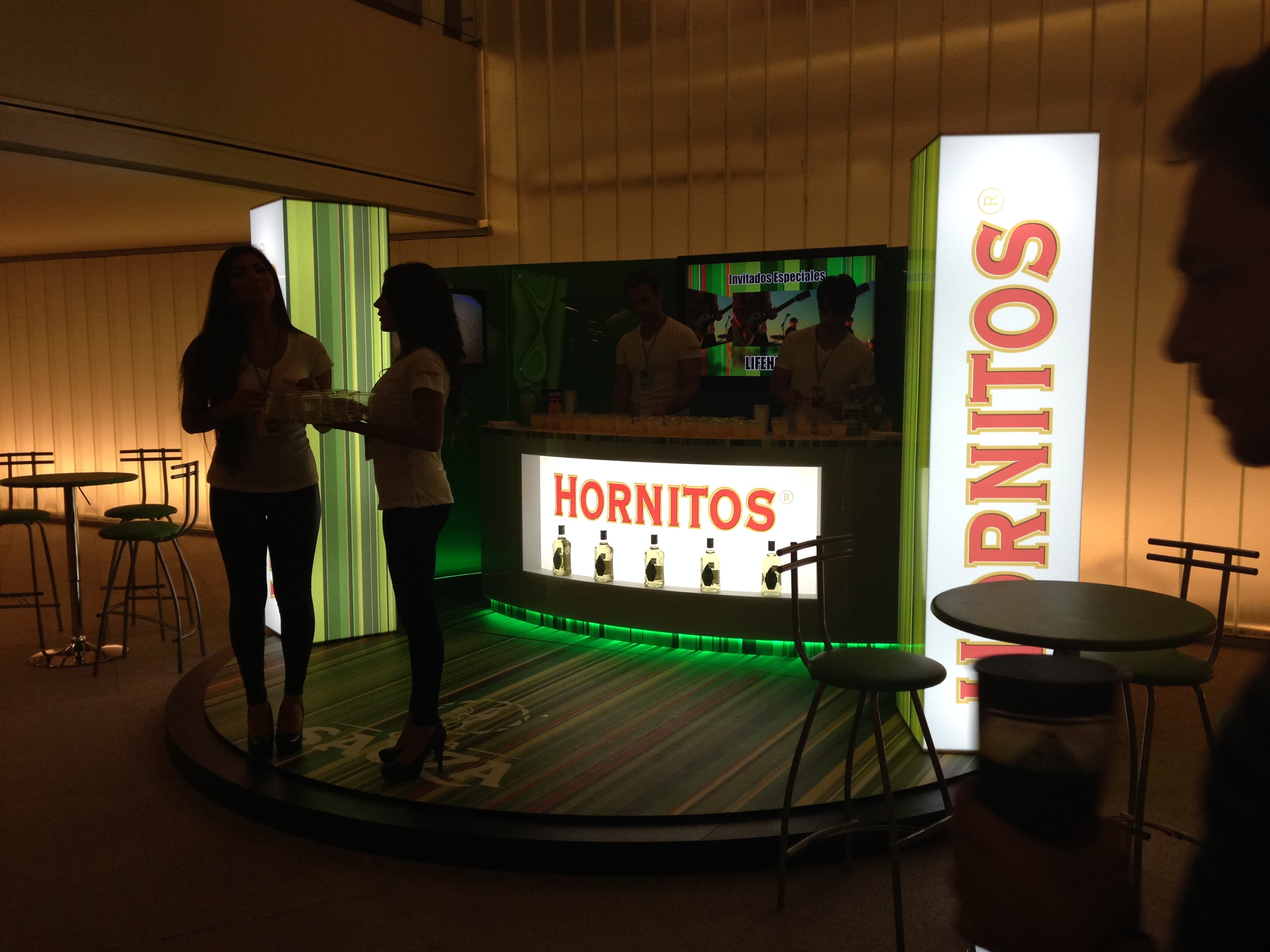 Live Hornitos branded environment