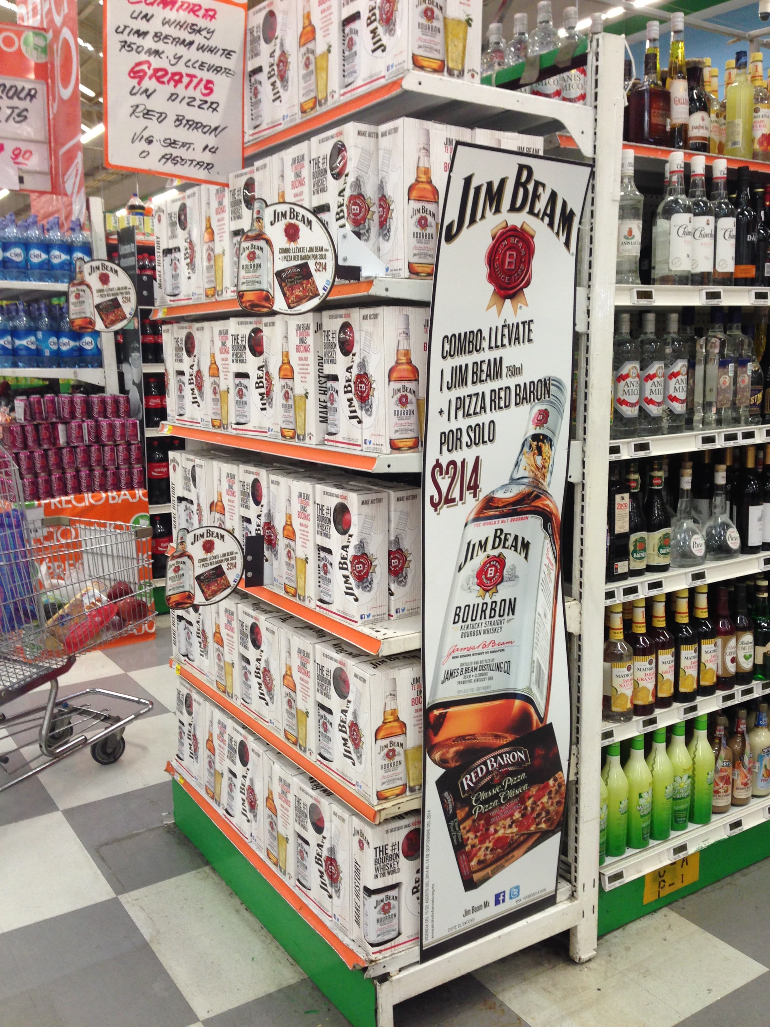 Jim Beam retail point-of-sale campaign activation